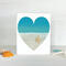 Beachy Valentine Sign, Coastal Valentine’s Day Sign, Heart Shape Coastal Decor, Beach House Sign, Love The Beach Sign, 3D Sand and Starfish Art, Beach Lover Gift, Coastal Tray, Beach Inspired