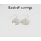 back of earrings,