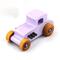 Handmade Wooden Toy Car Hot Rod '27 T-Coupe Finished with nontoxic Lavender, metallic purple, and Black Acrylic Paint with nonmarring Amber Shellac wheels.
