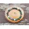 No Metal Indian Agate Negative Energy Protection, Money Amulet Elastic Beaded Bracelet by Rock My Zen