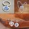 Also available in this style are Forever in my heart fIngerprint key chain, necklace, and bracelet.
