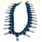 Handmade Blue Pearl Dagger Necklace