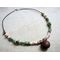 Womens Leather and Bead Sea Bean Jewelry