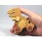 Handmade wooden push toy Tyrannosaurus Rex (T-Rex) dinosaur made from select grade hardwoods and finished with a non-toxic coating.