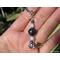 Lapis Lazuli and White Jade Lotus Keychain by Rock My Zen