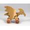 Handmade push toy pterodactyl crafted from select grade hardwoods and finished with a non-toxic coating.