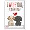 Printed Valentines Day Cards for School, Puppy Dog Valentines for Classroom, Printed Cards, Valentines Gift Tags, Puppy Valentines for Kids
