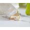 Gold-Colored Sterling Silver Wire Wrapped Snake Midi Ring