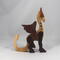 Handmade Wood Dragon Fantasy Animal Toy Figurine Made From Select Grade Hardwoods and Finished with Oil and Bees Wax