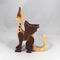 Handmade Wood Dragon Fantasy Animal Toy Figurine Made From Select Grade Hardwoods and Finished with Oil and Bees Wax