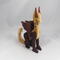 Handmade Wood Dragon Fantasy Animal Toy Figurine Made From Select Grade Hardwoods and Finished with Oil and Bees Wax