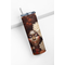 Afro Queen Floral 20oz Tumbler, Beautiful Black Woman