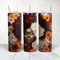 Afro Queen Floral 20oz Tumbler, Beautiful Black Woman