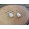 Natural Moonstone Dangle Drop Earrings with Sterling Silver Ear wires by Rock My Zen