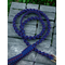 purple and blue paracord dog leash 4ft