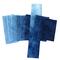 blue stash pack of small cuts of hand dyed quilting cotton
