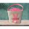 Pink Personalized Easter Bunny Basket