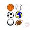 Sports Balls SVG and Clipart Bundle