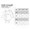 A rabbit skins 4411 size chart is shown. The chart shows that a newborn size has a 7 1/4 in width, 17 1/2 length, and 8 3/8 sleeve. The 6M size has a 8 3/4 in width, 18 1/2 length, and 8 5/8 sleeve. It also shows the 12M and 18M sizes.