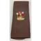 Brown Towel with wooden shoes and tulips