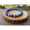 Sodalite and Lapis Lazuli Beaded Bracelet by Rock My Zen