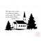 Church in the Woods SVG and Clipart