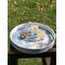 round white lacquer serving tray