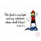 Inspirational Lighthouse Bible Verse SVG and Clipart