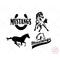 Mustangs SVG and Clipart Bundle