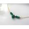 Emerald Necklace for New Moms, Baby's Birthstone