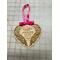 This Natural Color MDF with Pink Ribbon and Bow