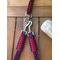 Dual Dog Leash ~ 5' Convertible Red and Blue Paracord Double Dog Lead