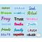 50 Encouraging Words Digital Stickers Bundle, PNG, JPG