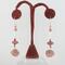 Fish Copper Enamel Dangle Earrings