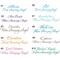 These are the fonts we offer 