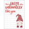 Volunteer Recognition Whimsical Gnome Gifts, Volunteer Thank You Card Gnome Art, There's Gnome Other Volunteer Like You, Volunteer Appreciation Week Printable Gnome Sign