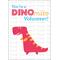 Volunteer Recognition Dino-Themed Gifts, DINOmite Volunteer Thank You Card, Volunteer Appreciation Week Printable Dinosaur Card