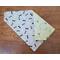 Over the Collar Dog Bandana, Reversible - Flying Bees and Bones 