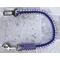 Dog Car Safety Seat Belt Leash ~ Purple, Lilac, & Silver 22" ~ Handmade in USA