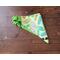 Scrunchie Reversible Dog Bandana - Flip Flop and Polka Dots folded on the Flip Flop Side