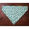 Reversible Over the Collar Dog Bandana - Shamrocks and dots - Shamrock side