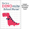 You're a DINOmite School Nurses Gift, Dinosaur Printable Nurse Appreciation Week Card, Dino-Theme Instant Download Thank You Card for Nurse, School Nurse