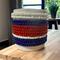12 red, white and blue stacking bracelets