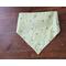 Reversible Scrunchie Dog Bandana - Flying Bees and Bones - bee side with ends folded in