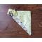 Reversible Scrunchie Dog Bandana - Flying Bees and Bones - flying bee side