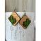 Southwest Cactus Wood Earrings