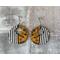 Southwest Striped Floral Boho Earrings