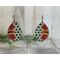 Southwest aztec floral statement earrings, southwest boho earrings