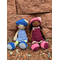 Crocheted doll set, amigurumi doll, stuffed doll, mini doll, barbie doll, miniature doll, doll figurine, handmade doll, handcrafted doll