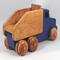 Handmade Wooden Toy Dump Truck, Painted in Your Choice of Colors, From My Easy 5 Truck Fleet Collection